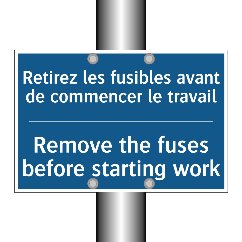 Retirez les fusibles avant de  /.../ - Remove the fuses before starting  /.../
