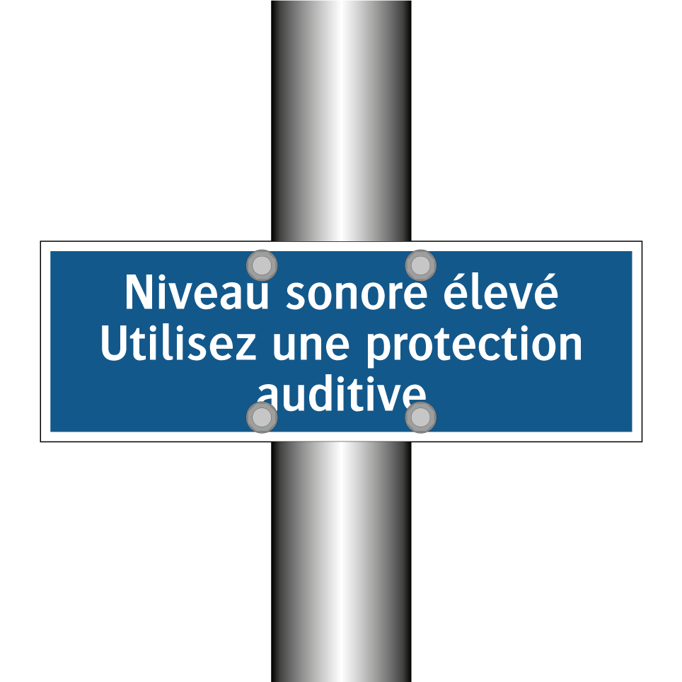 Niveau sonore élevé Utilisez une protection auditive