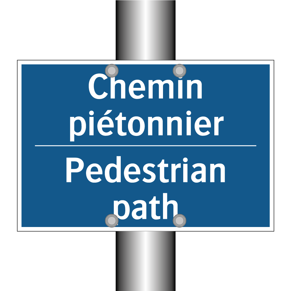 Chemin piétonnier - Pedestrian path