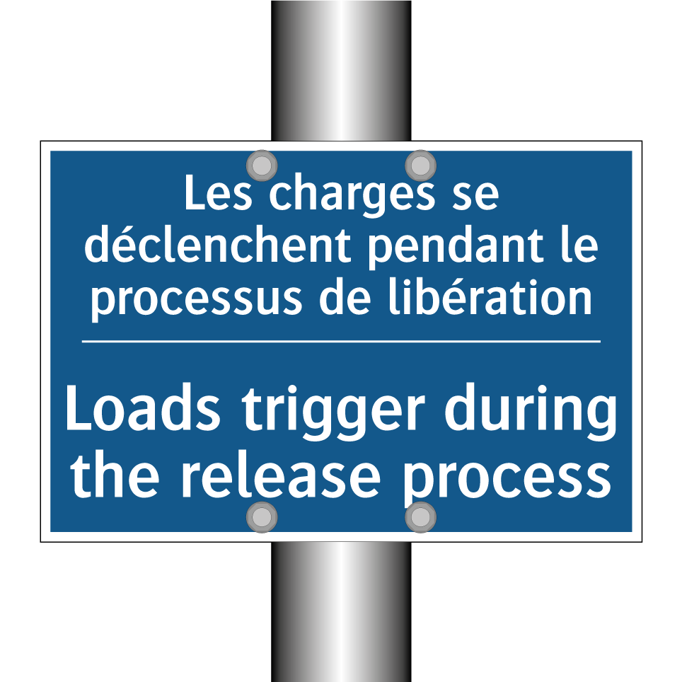 Les charges se déclenchent pendant  /.../ - Loads trigger during the release  /.../
