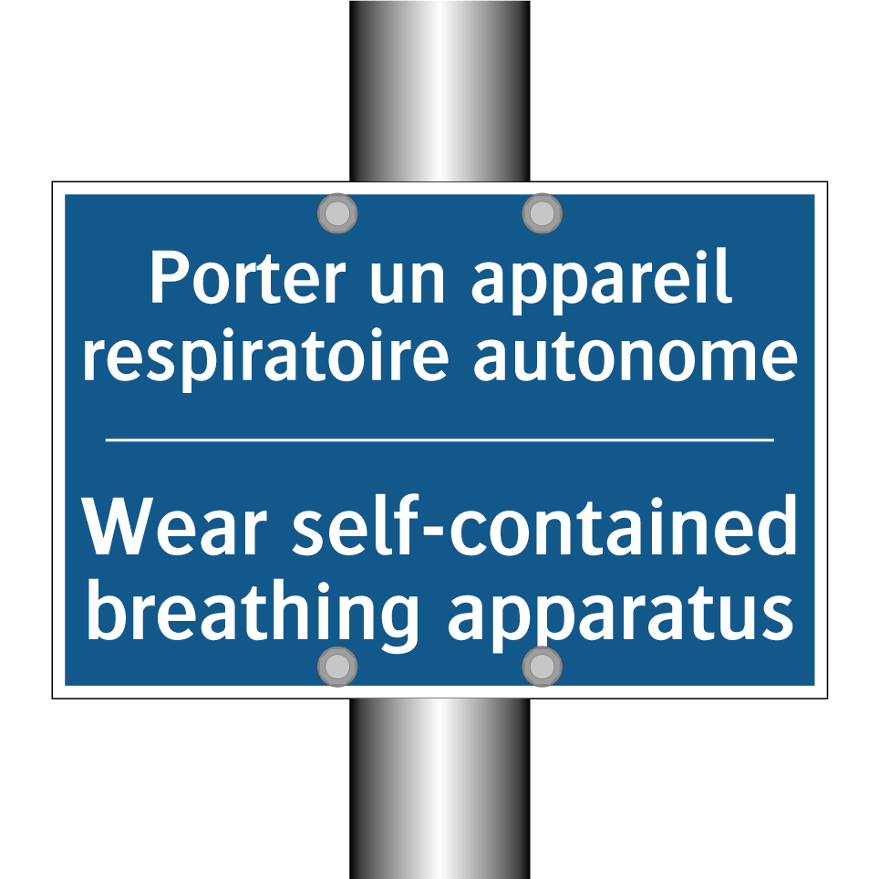 Porter un appareil respiratoire  /.../ - Wear self-contained breathing  /.../