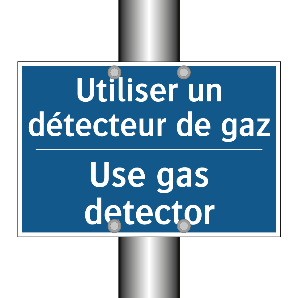 Utiliser un détecteur de gaz - Use gas detector