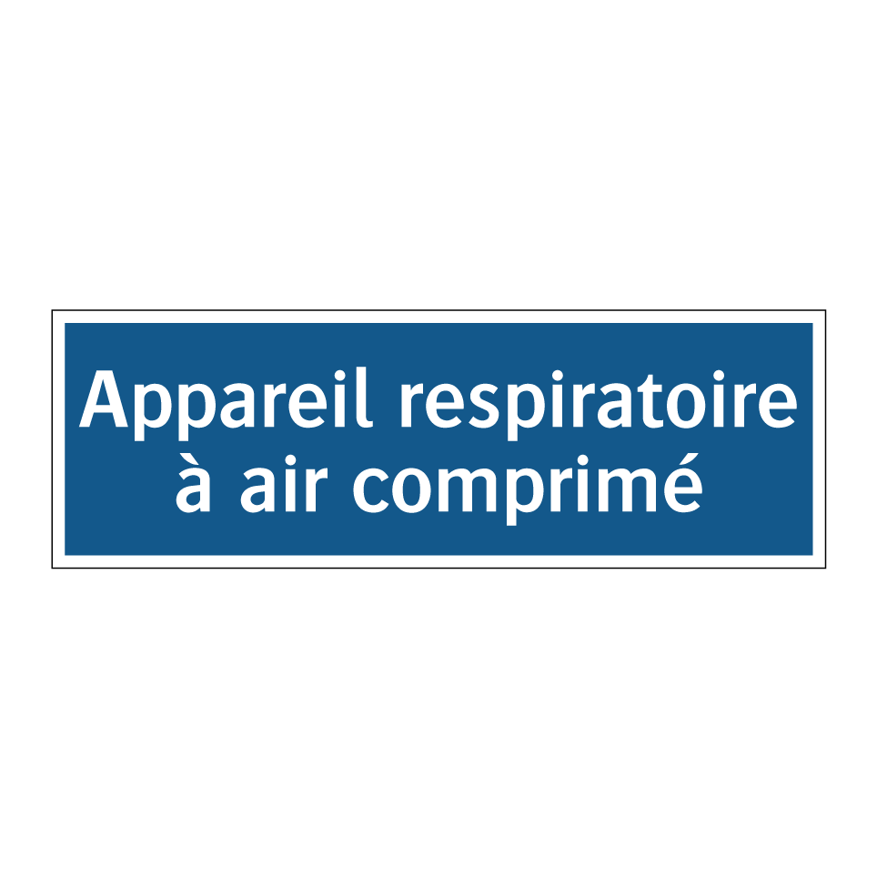 Appareil respiratoire à air comprimé