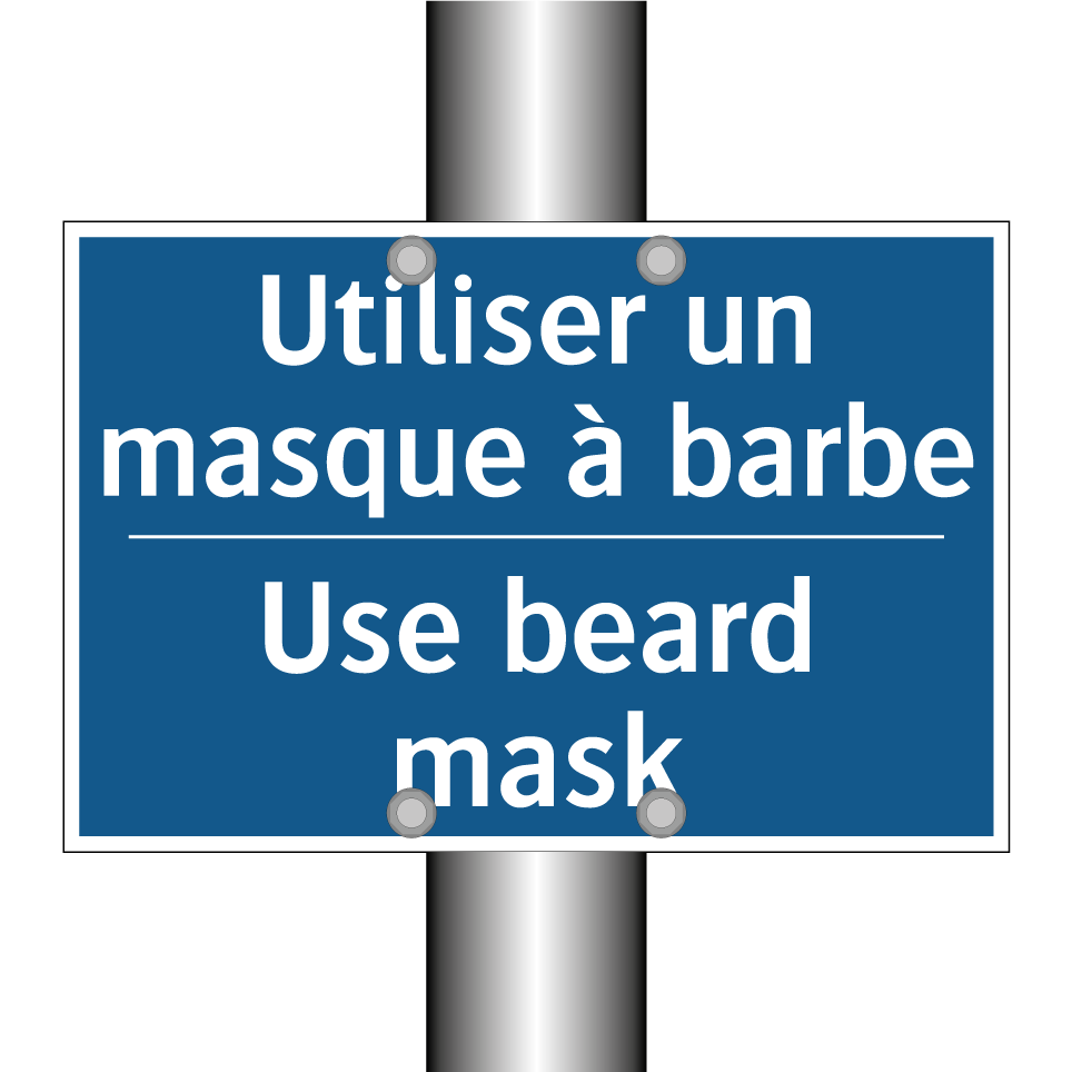 Utiliser un masque à barbe - Use beard mask