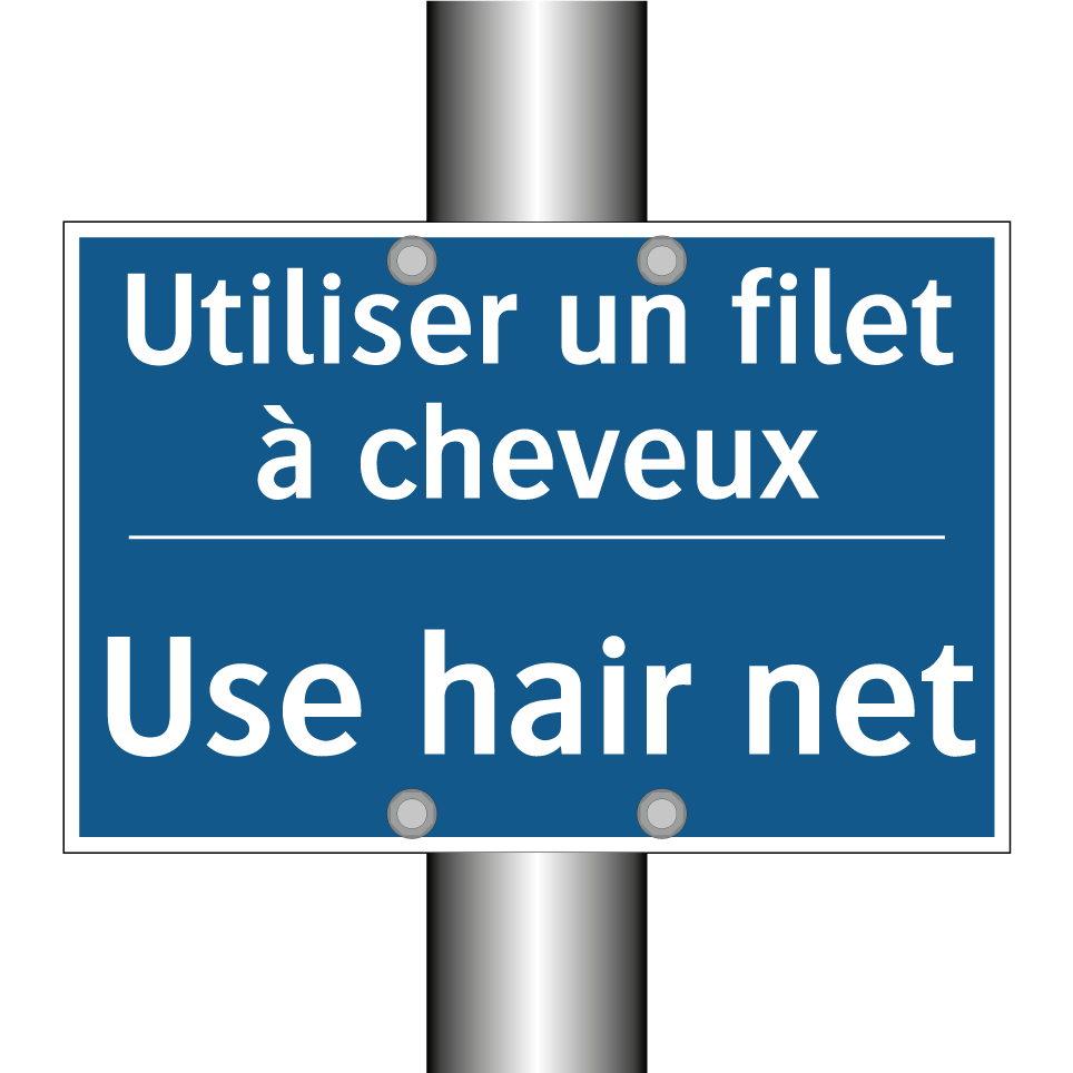 Utiliser un filet à cheveux - Use hair net