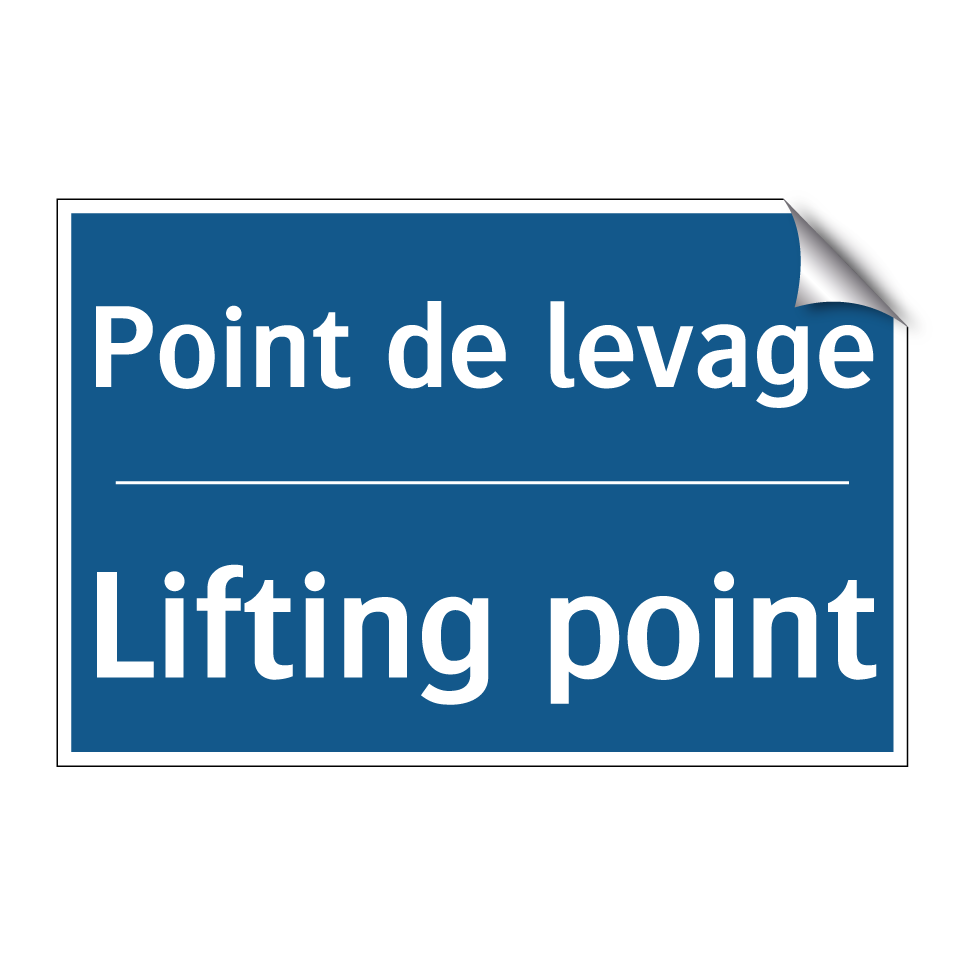 Point de levage - Lifting point