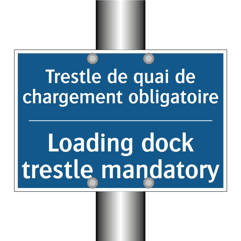 Trestle de quai de chargement  /.../ - Loading dock trestle mandatory