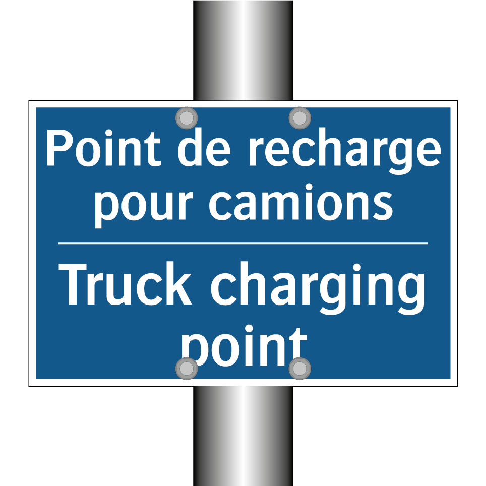 Point de recharge pour camions - Truck charging point