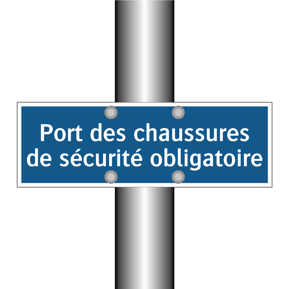 Port des chaussures de sécurité obligatoire