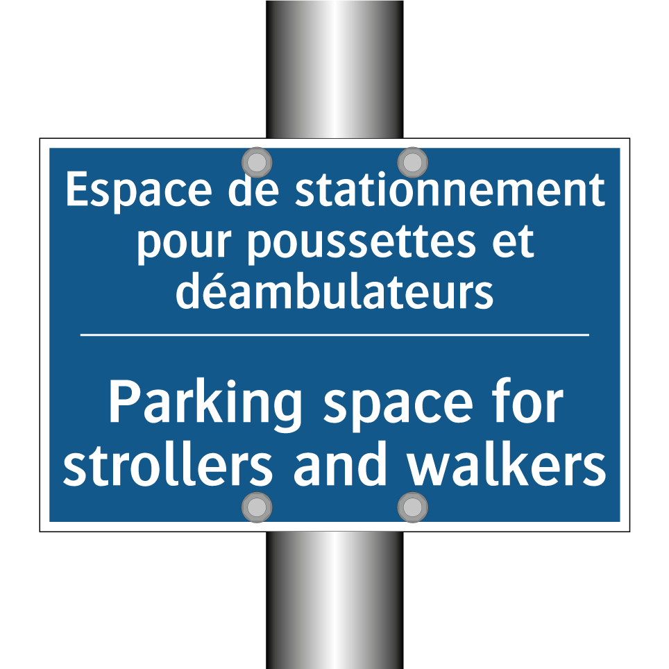 Espace de stationnement pour poussettes  /.../ - Parking space for strollers and  /.../