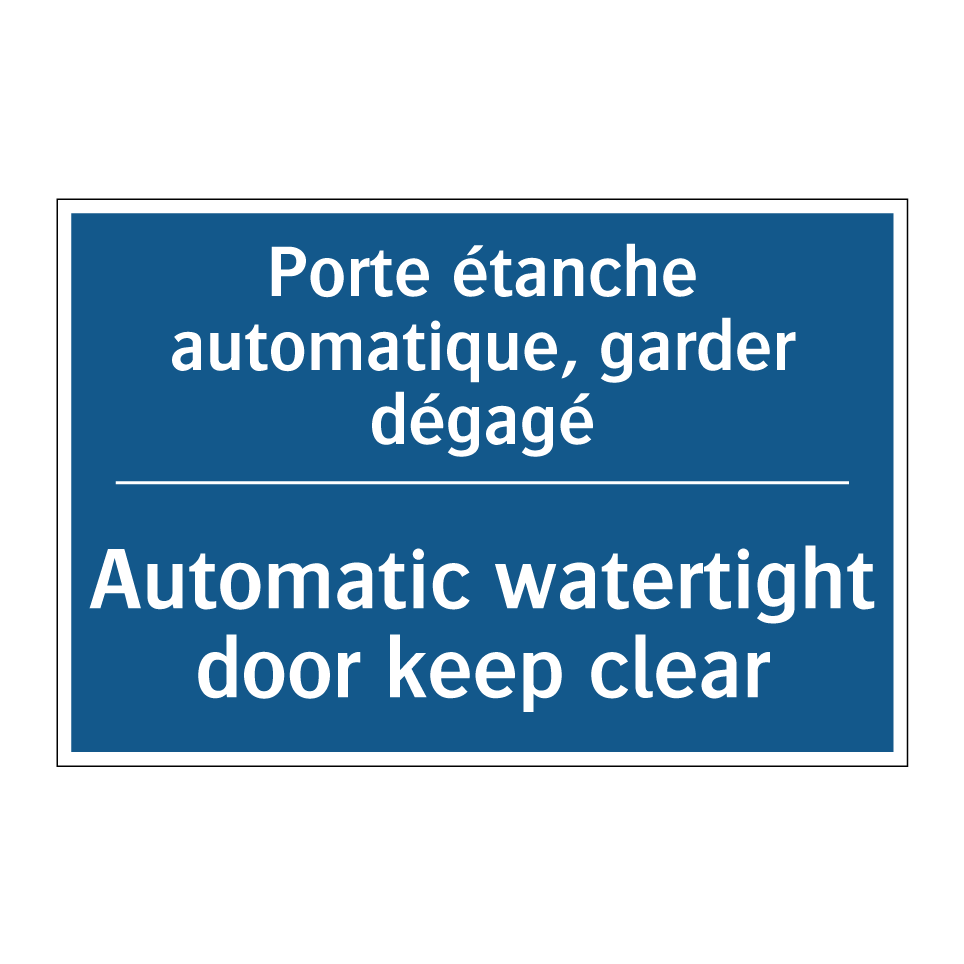 Porte étanche automatique, garder  /.../ - Automatic watertight door keep  /.../