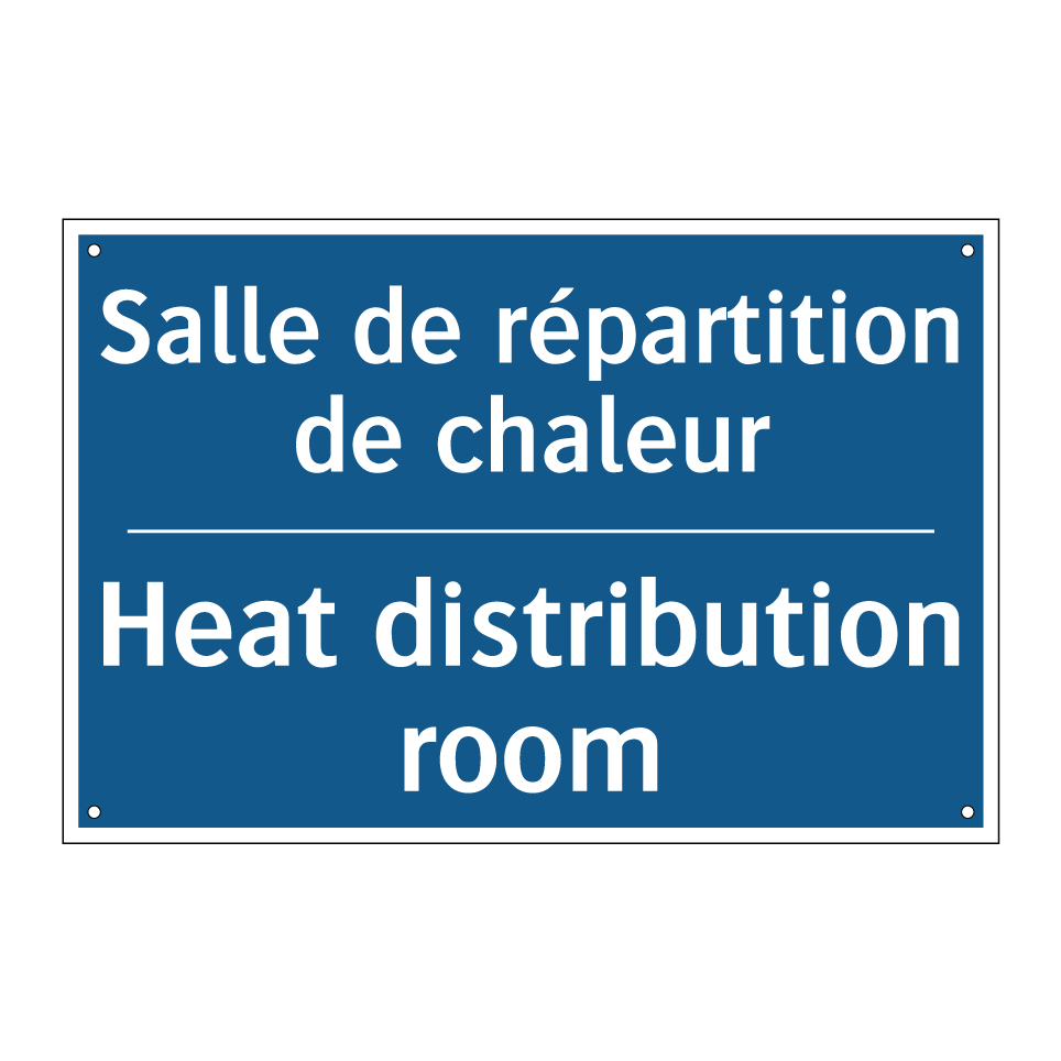 Salle de répartition de chaleur /.../ - Heat distribution room