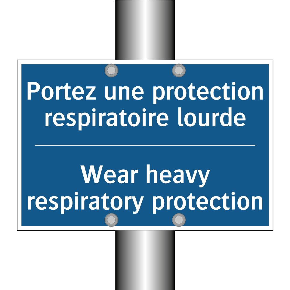 Portez une protection respiratoire  /.../ - Wear heavy respiratory protection /.../