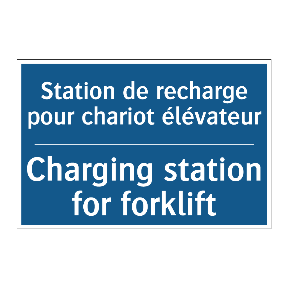 Station de recharge pour chariot  /.../ - Charging station for forklift