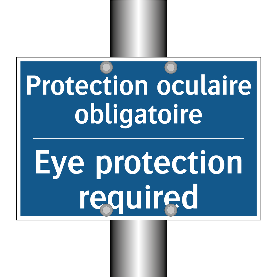 Protection oculaire obligatoire /.../ - Eye protection required