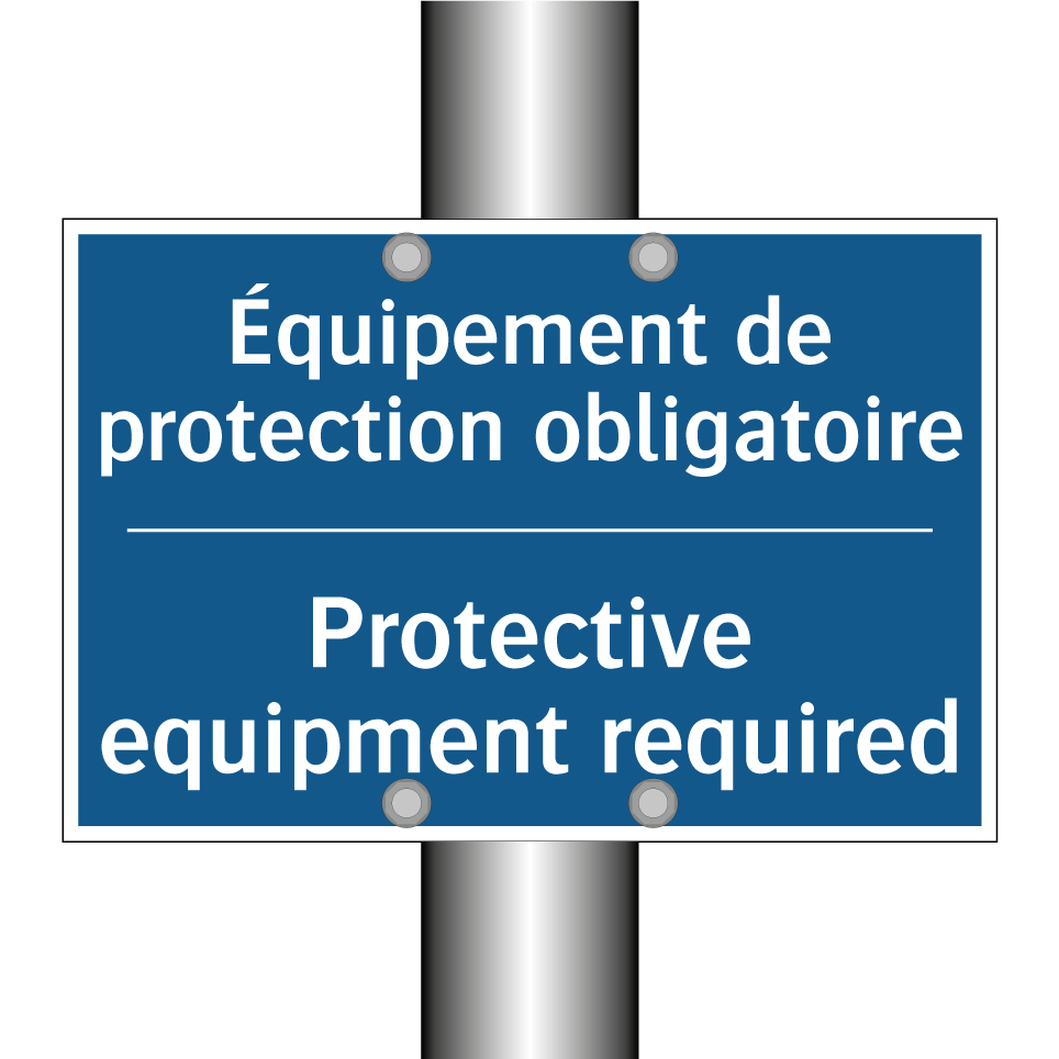 Équipement de protection obligatoire /.../ - Protective equipment required