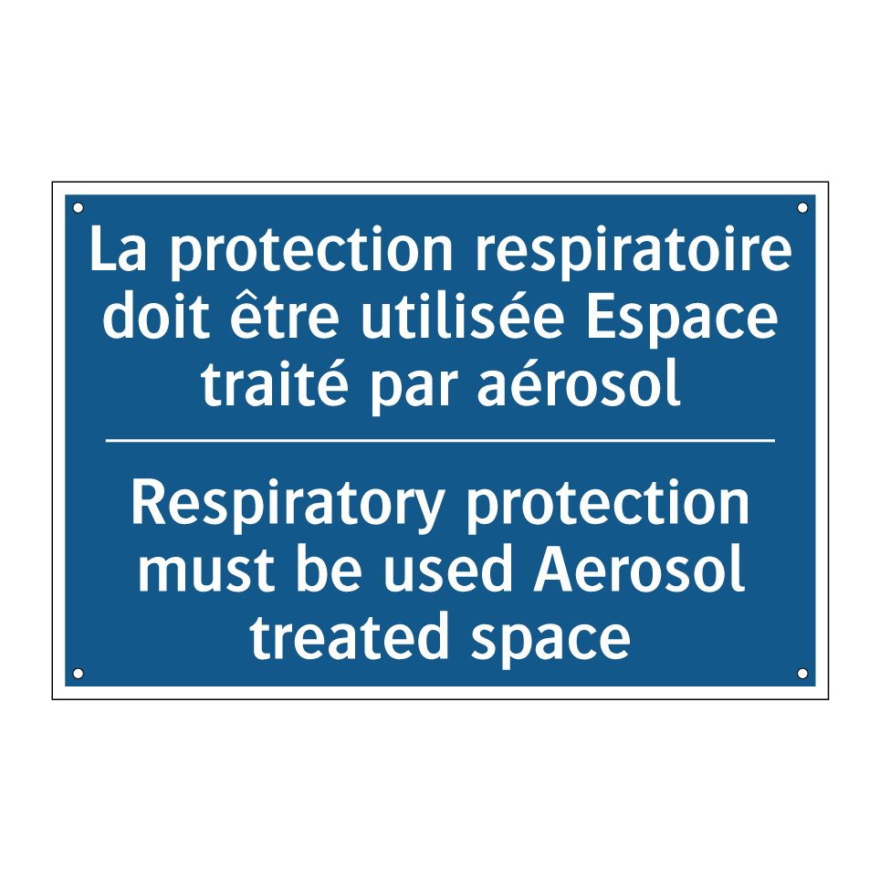 La protection respiratoire doit  /.../ - Respiratory protection must be  /.../