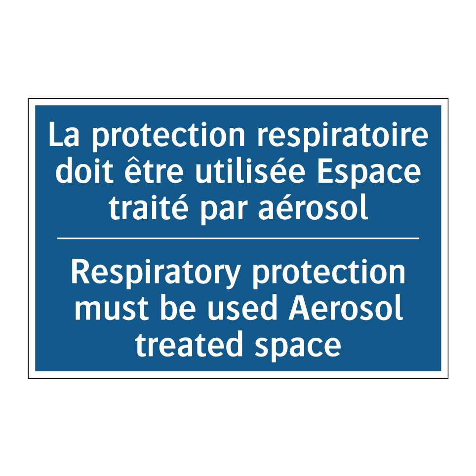La protection respiratoire doit  /.../ - Respiratory protection must be  /.../