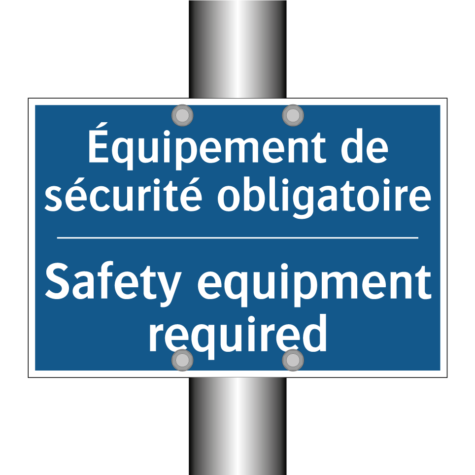 Équipement de sécurité obligatoire /.../ - Safety equipment required