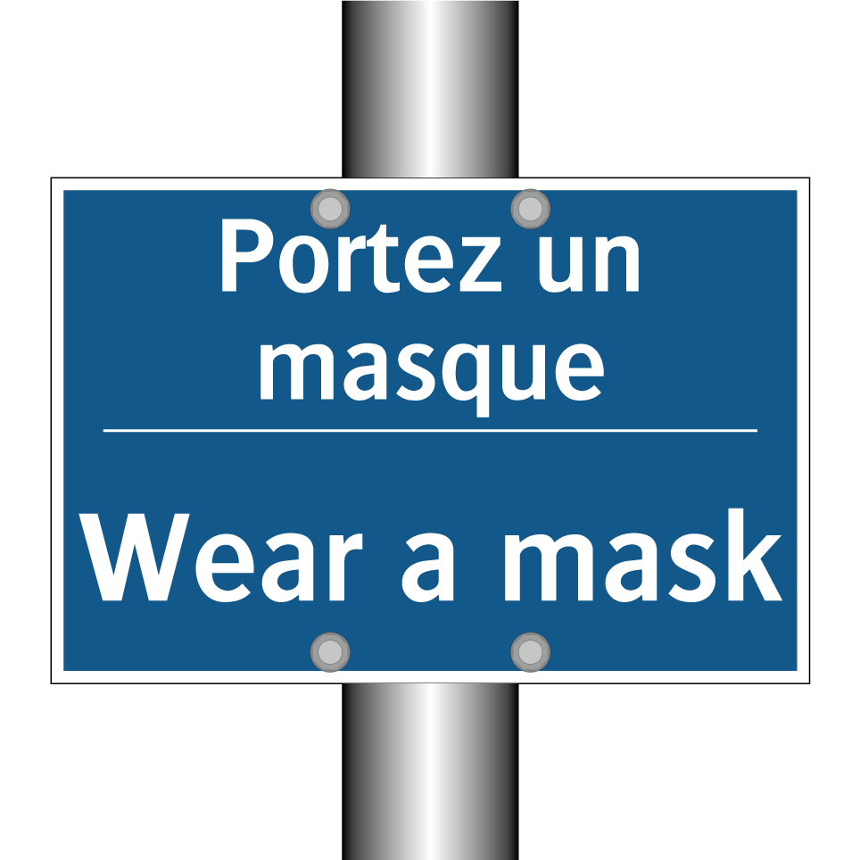 Portez un masque - Wear a mask