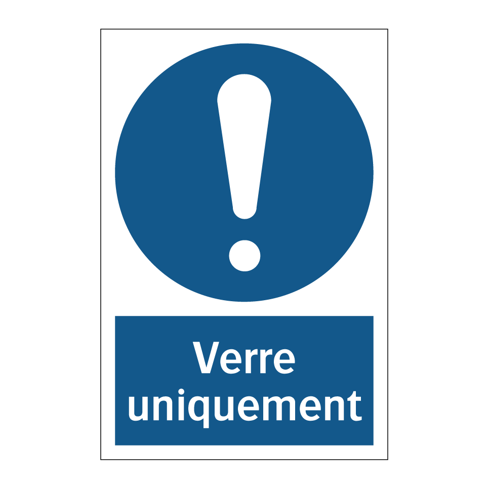 Verre uniquement