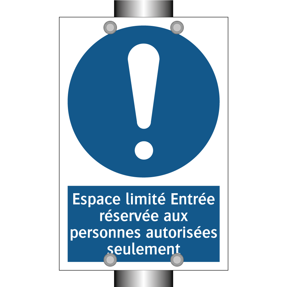 Espace limité Entrée réservée aux personnes autorisées seulement