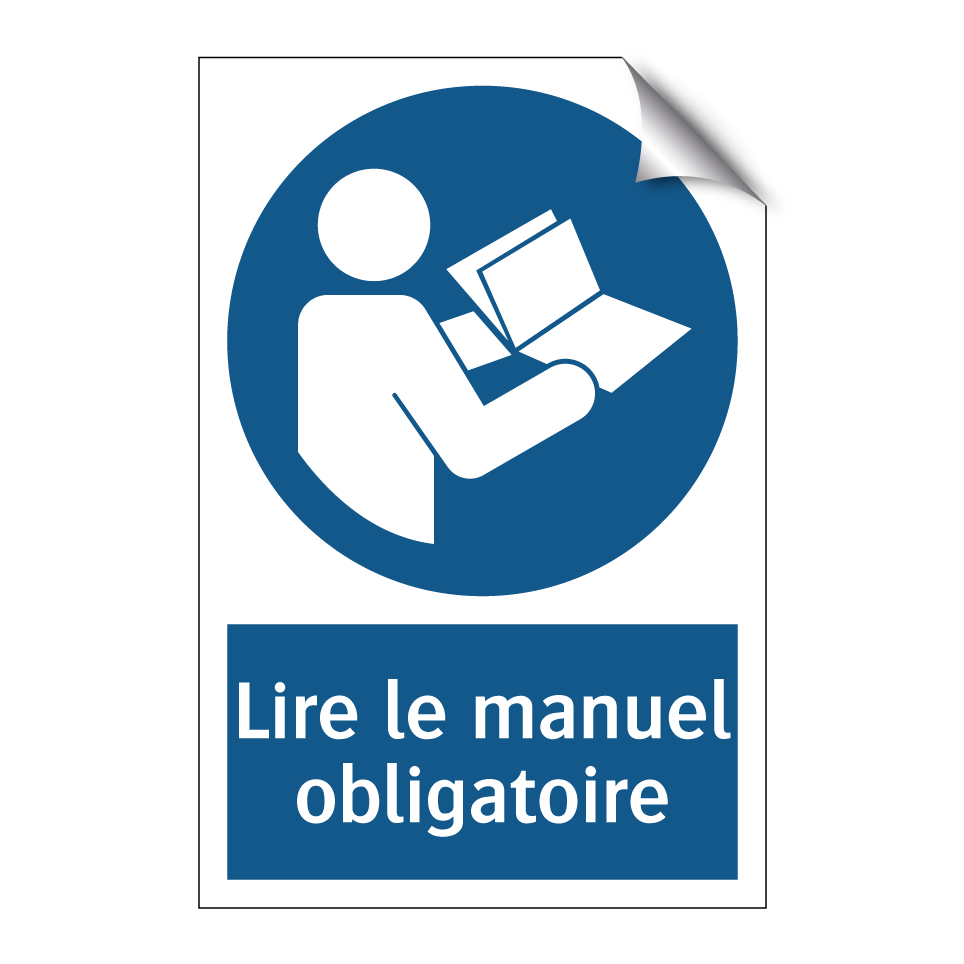 Lire le manuel obligatoire