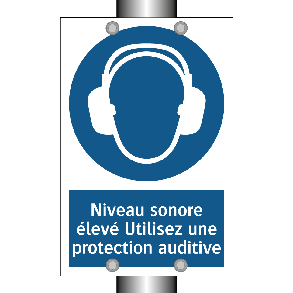 Niveau sonore élevé Utilisez une protection auditive