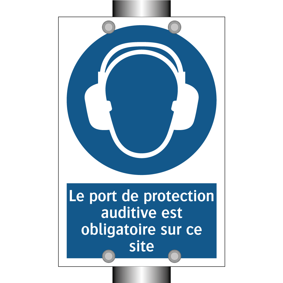 Le port de protection auditive est obligatoire sur ce site.