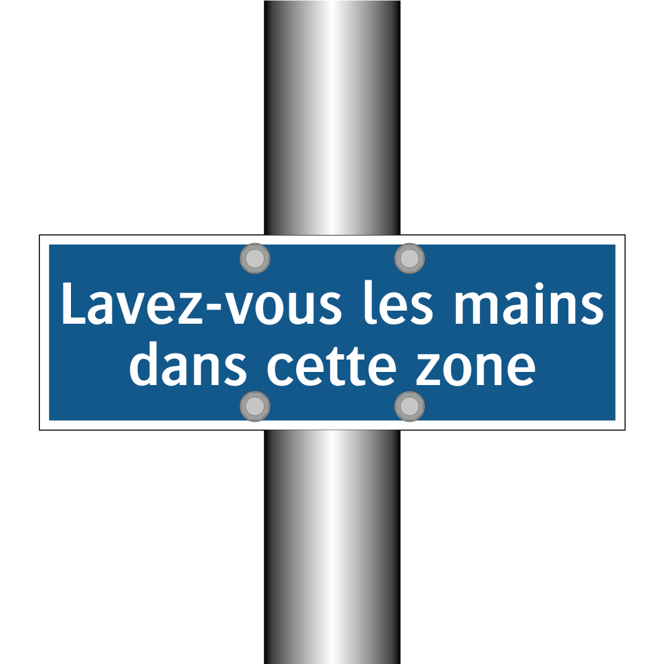 Lavez-vous les mains dans cette zone