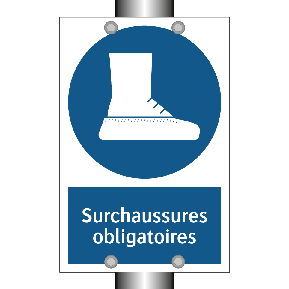 Surchaussures obligatoires