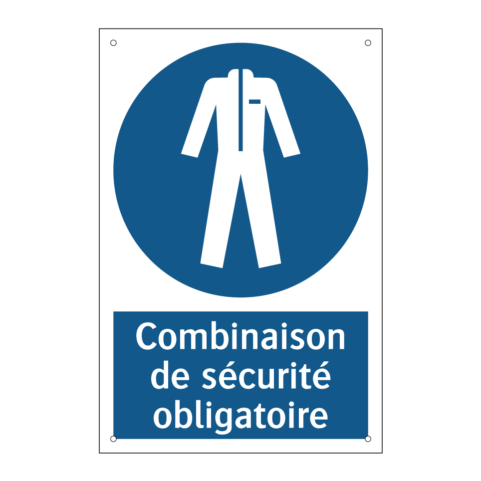 Combinaison de sécurité obligatoire