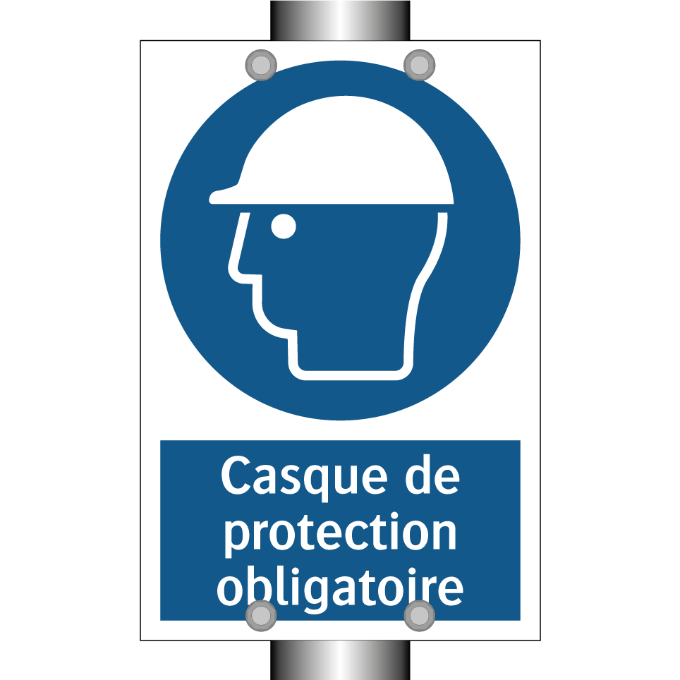 Casque de protection obligatoire