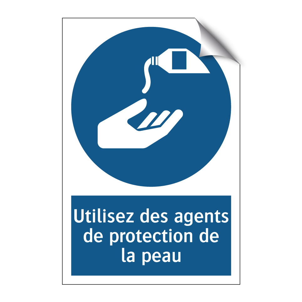 Utilisez des agents de protection de la peau