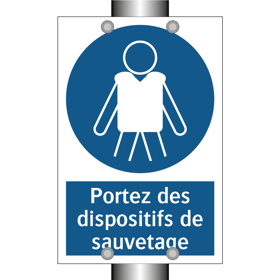 Portez des dispositifs de sauvetage