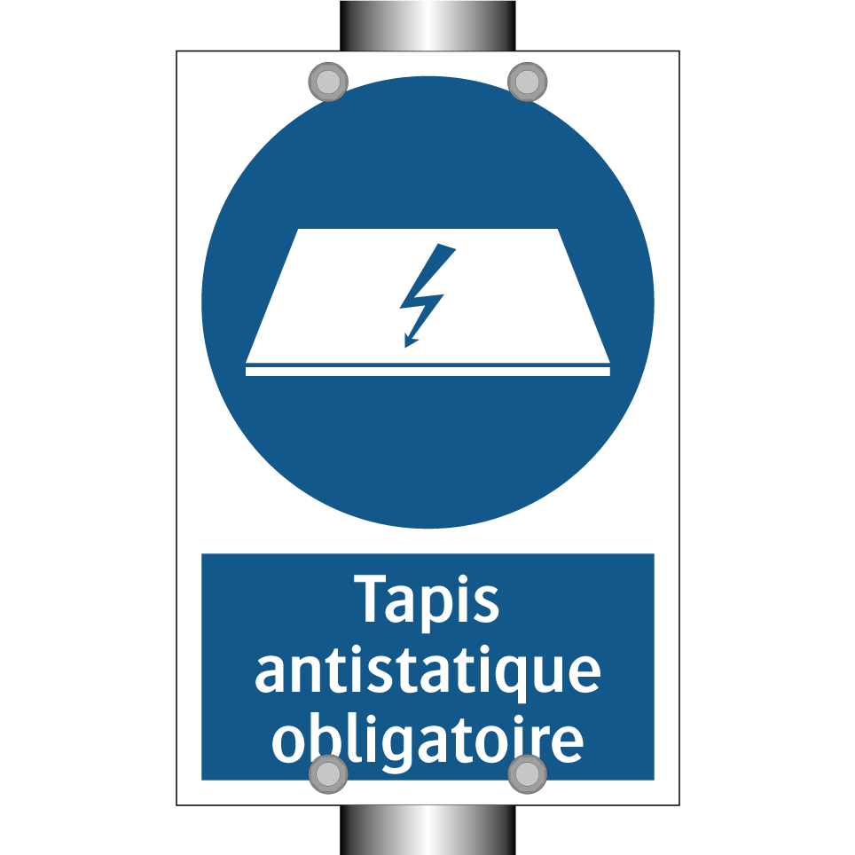 Tapis antistatique obligatoire