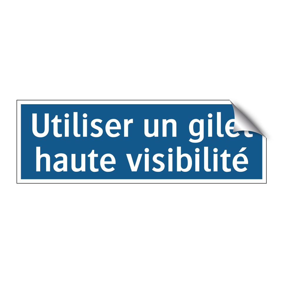 Utiliser un gilet haute visibilité