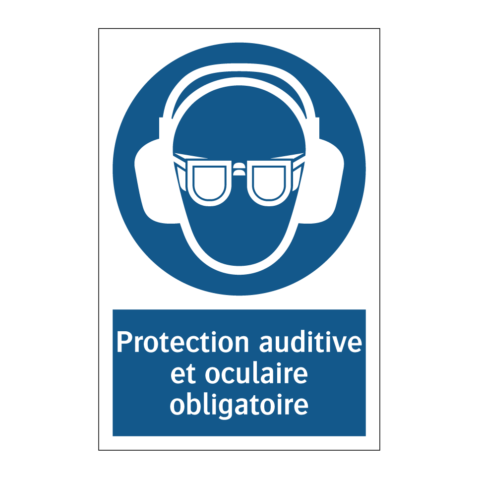 Protection auditive et oculaire obligatoire