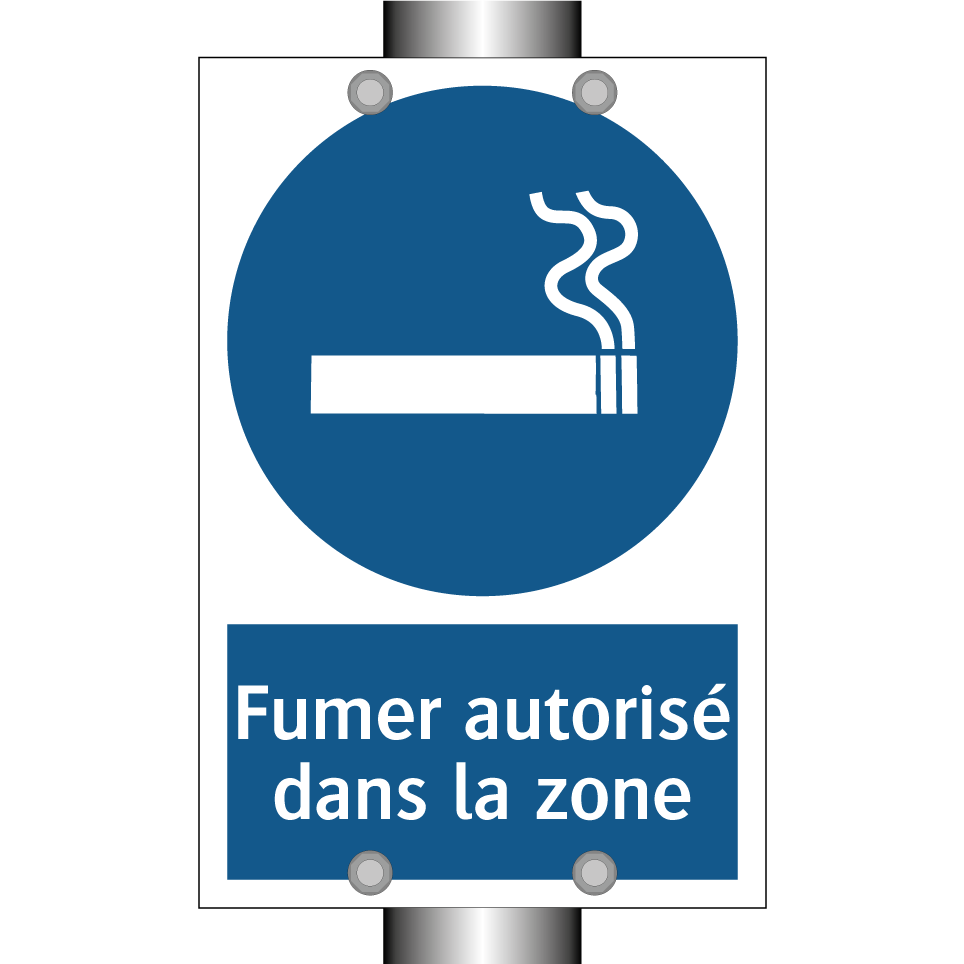 Fumer autorisé dans la zone