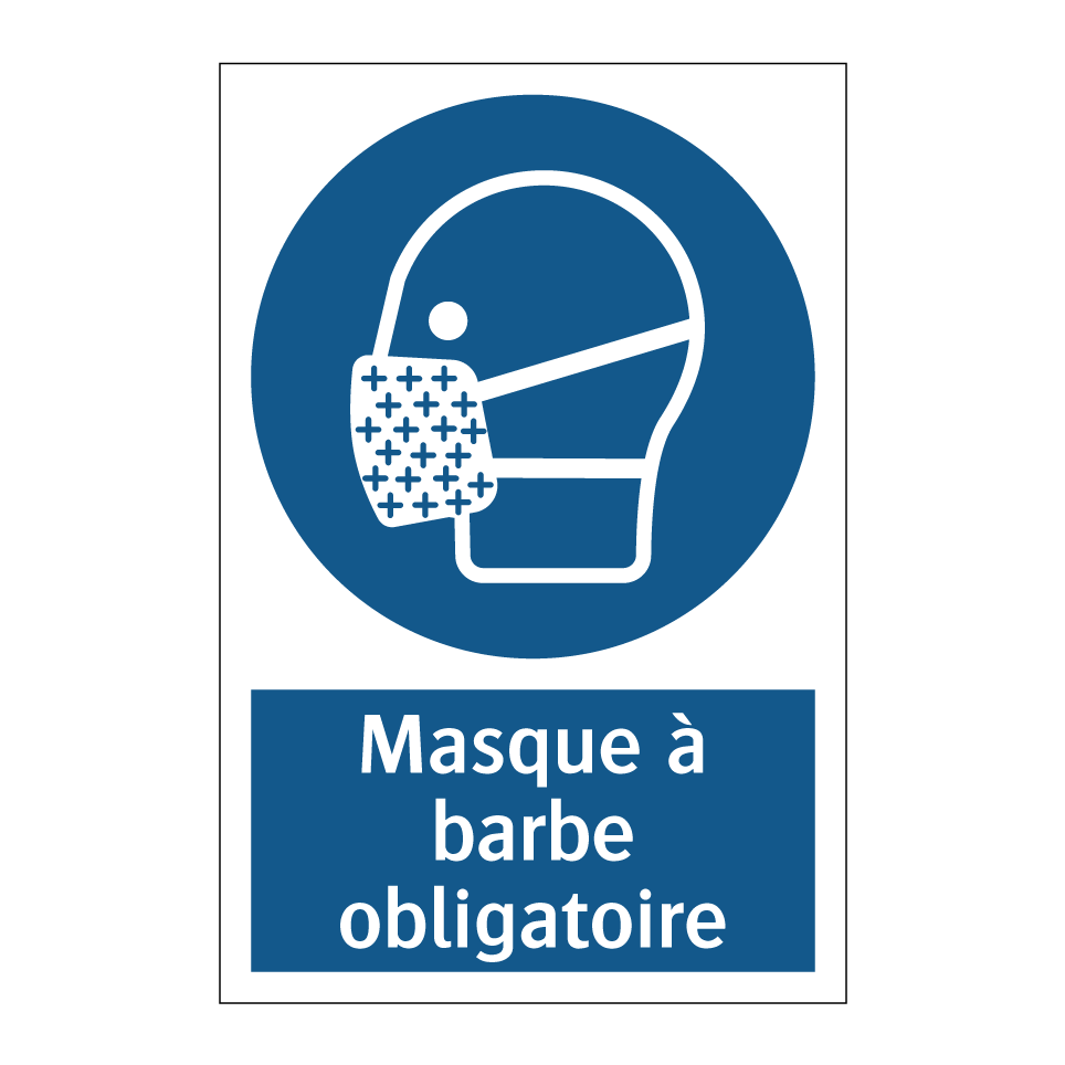 Masque à barbe obligatoire