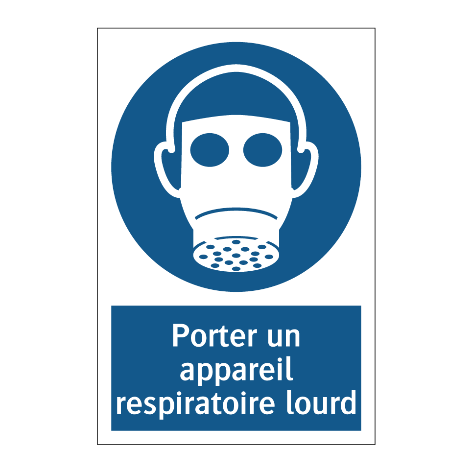 Porter un appareil respiratoire lourd