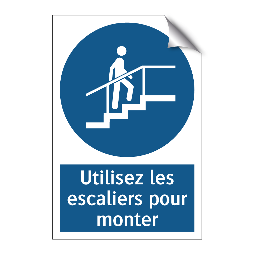 Utilisez les escaliers pour monter