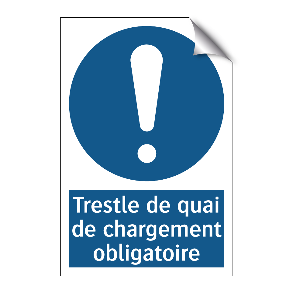 Trestle de quai de chargement obligatoire