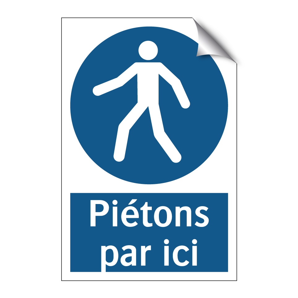Piétons par ici