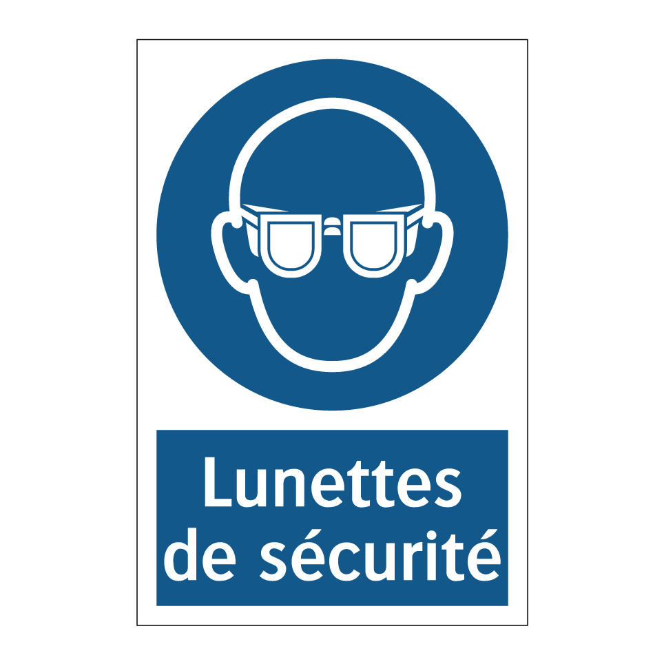 Lunettes de sécurité