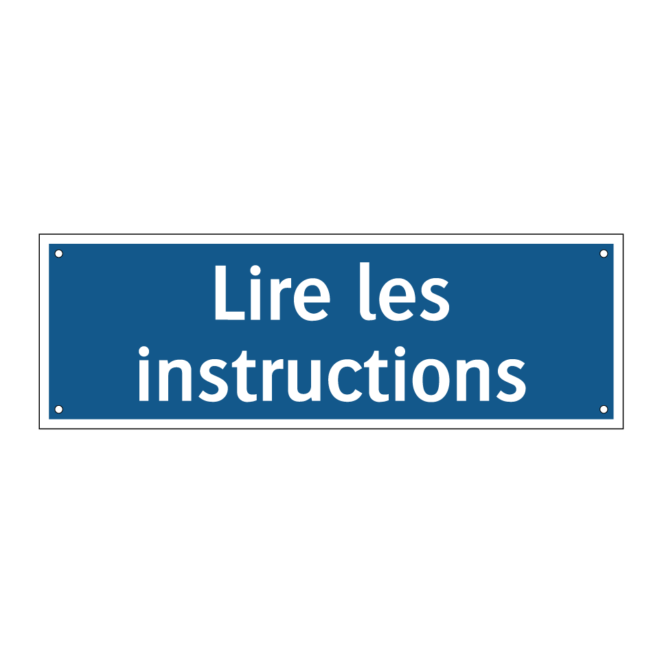 Lire les instructions