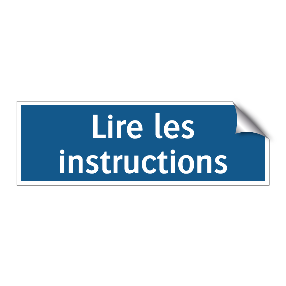 Lire les instructions