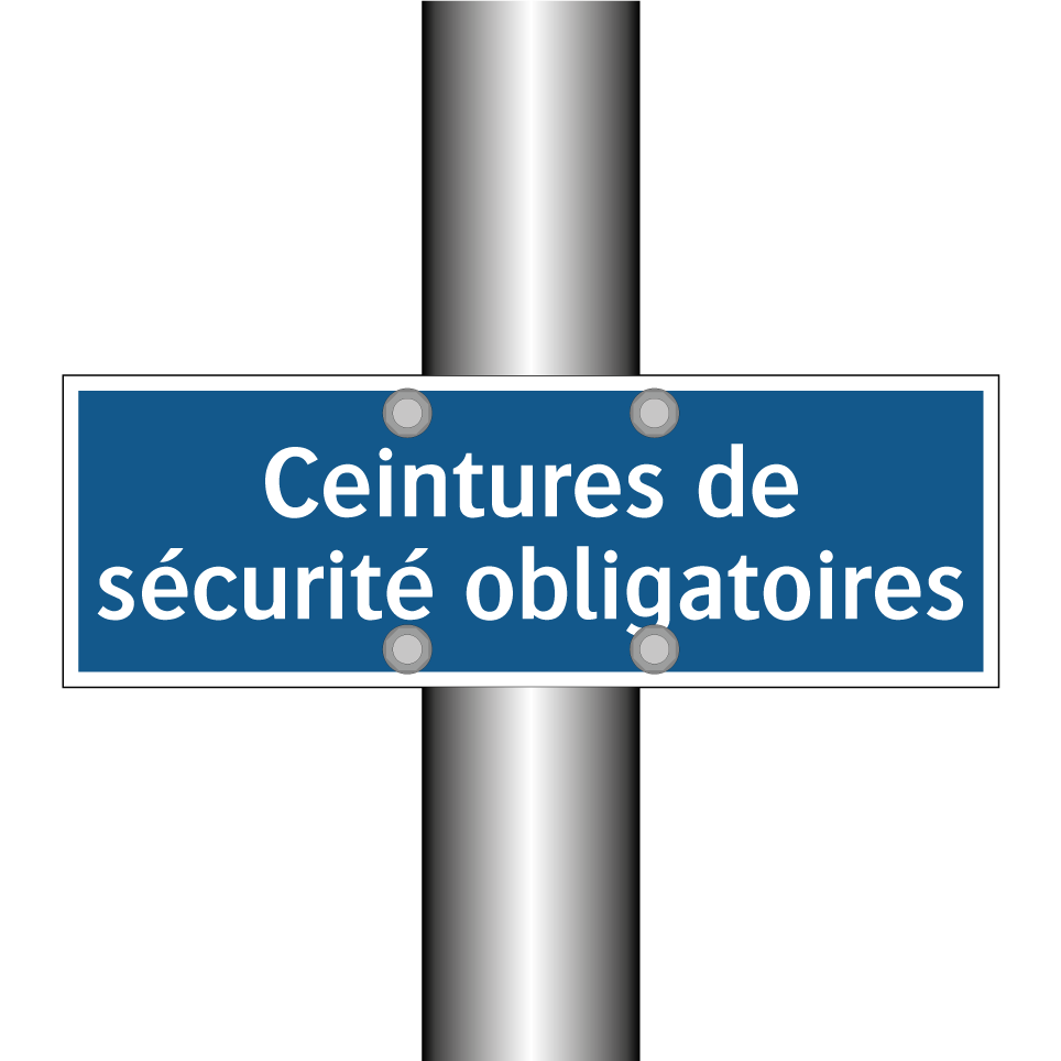 Ceintures de sécurité obligatoires