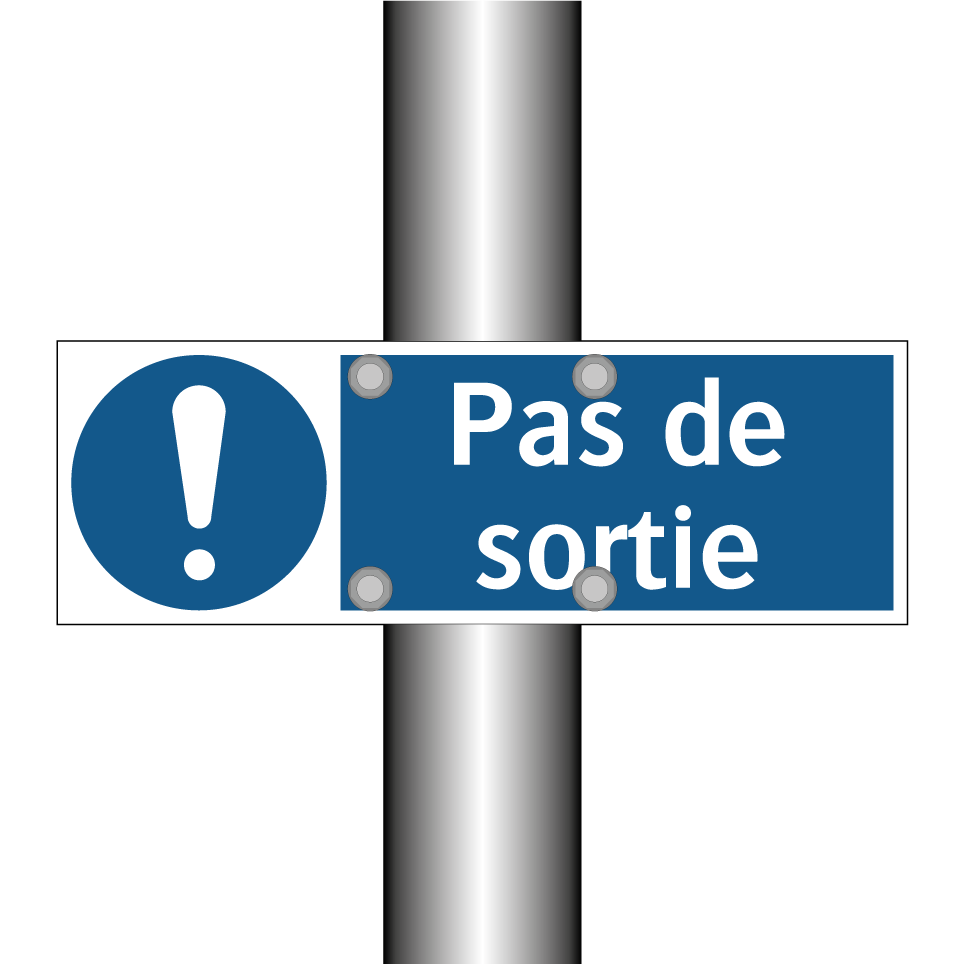 Pas de sortie
