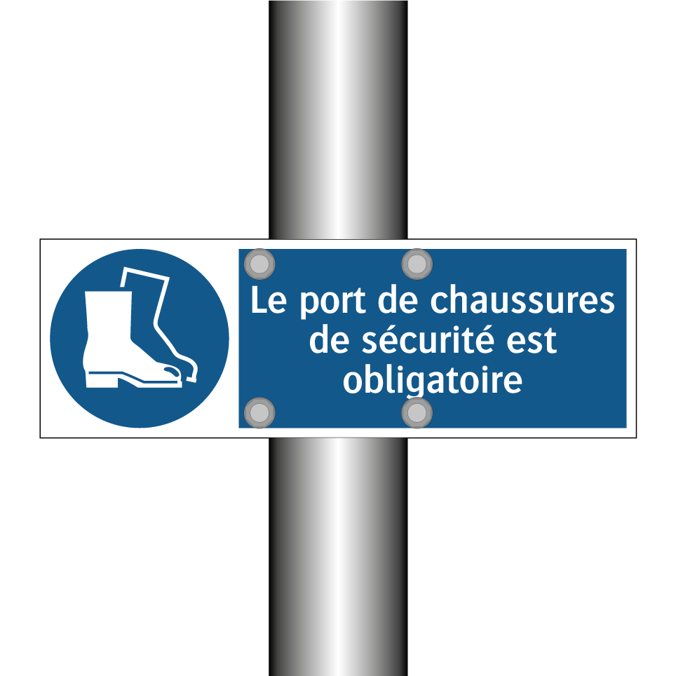 Le port de chaussures de sécurité est obligatoire